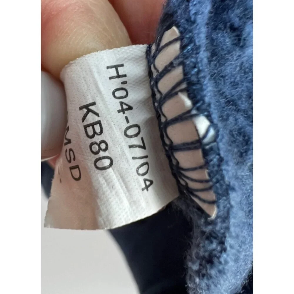 VTG NFL Patriots Logo Blue Crewneck Sweatshirt Mens Sz XL Y2K - Picture 5 of 8